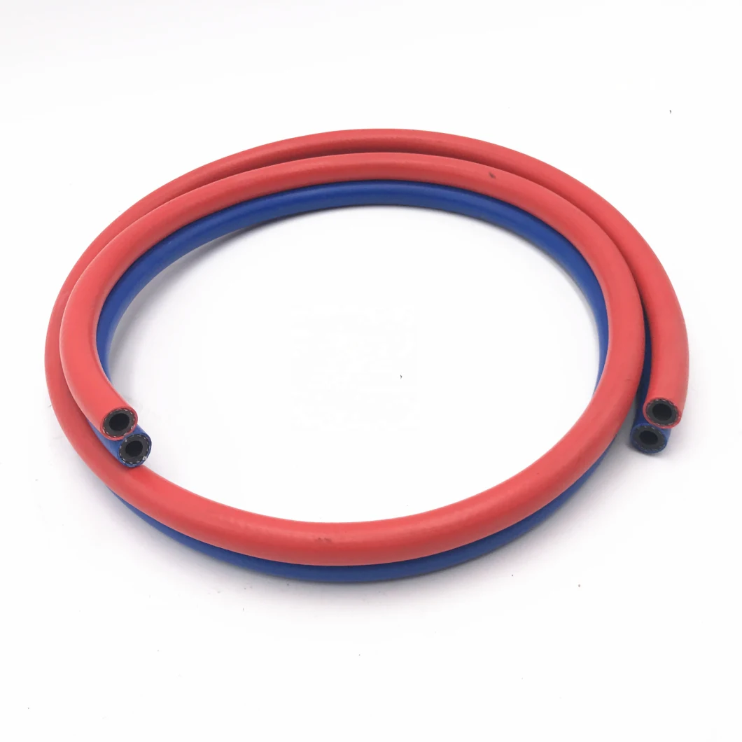 Heat Resistant Twin Welding Rubber Hose for Gas/LPG/Air Delivery with ISO3821 Standards