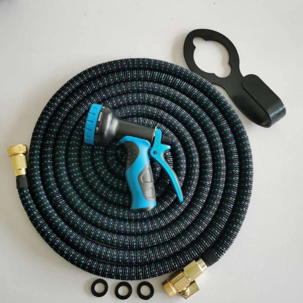 50FT Garden Hose Expandable Water Hose with 9 Function Nozzle, Leakproof Expanding Flexible Outdoor Yard Wyz19514
