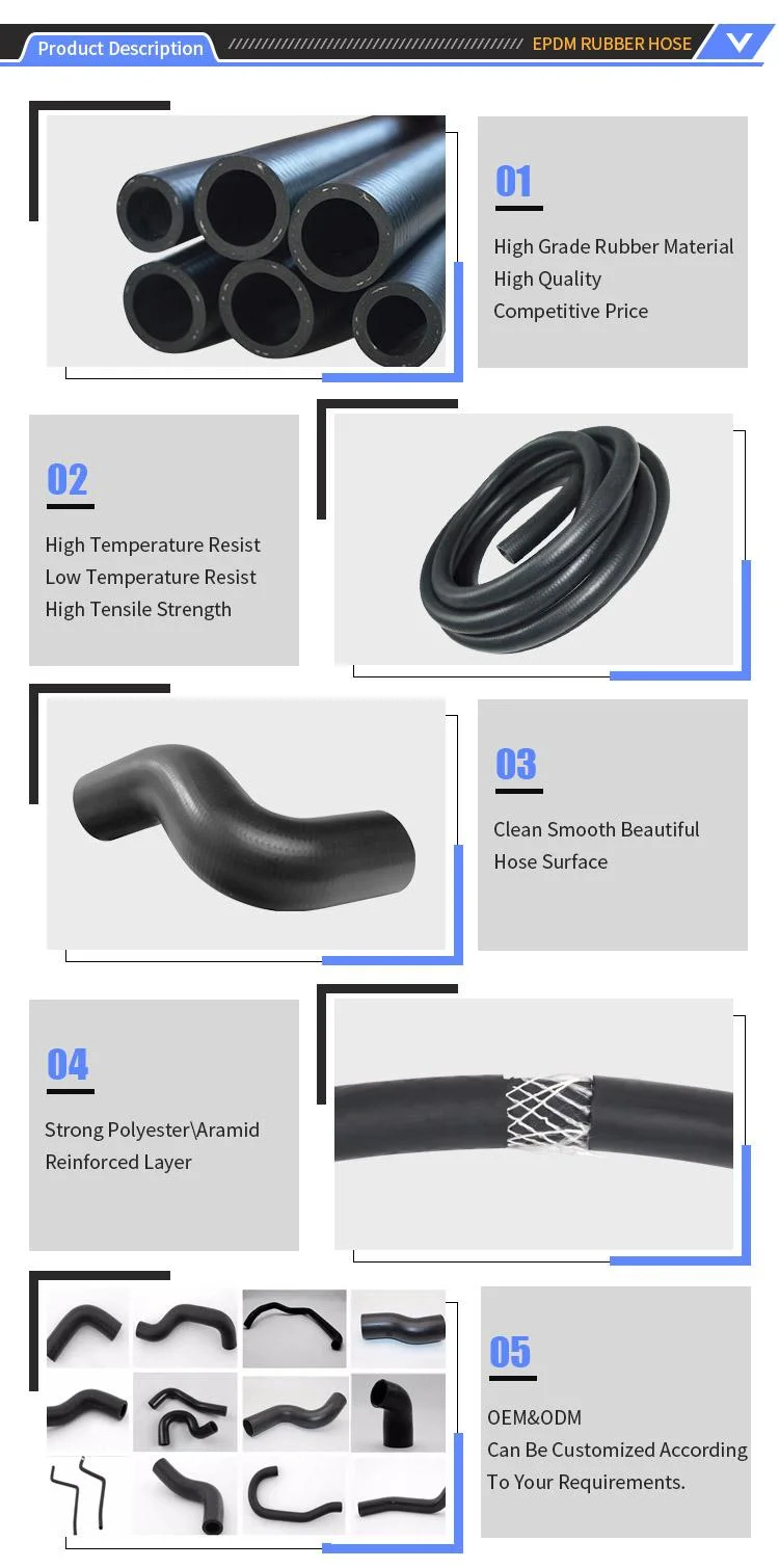 Top Quality Universal Auto Custom EPDM Rubber Radiator Hoses