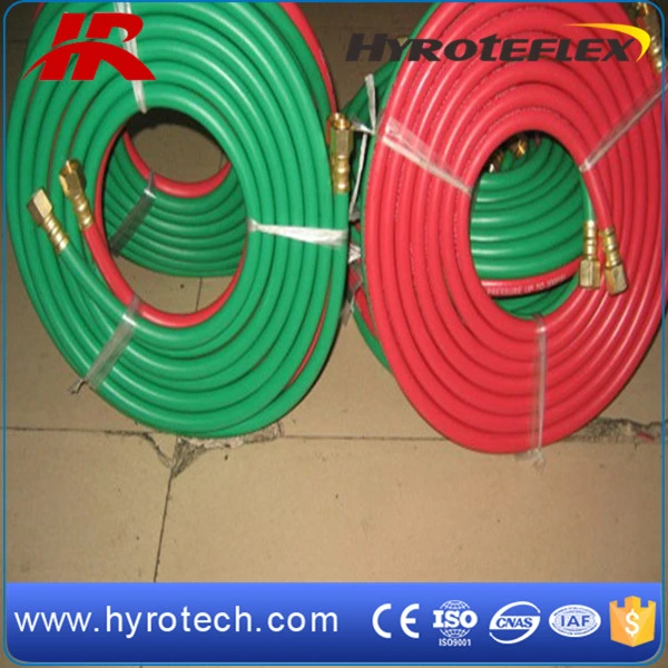 Green/Blue + Red Twin Welding Hose From Factory