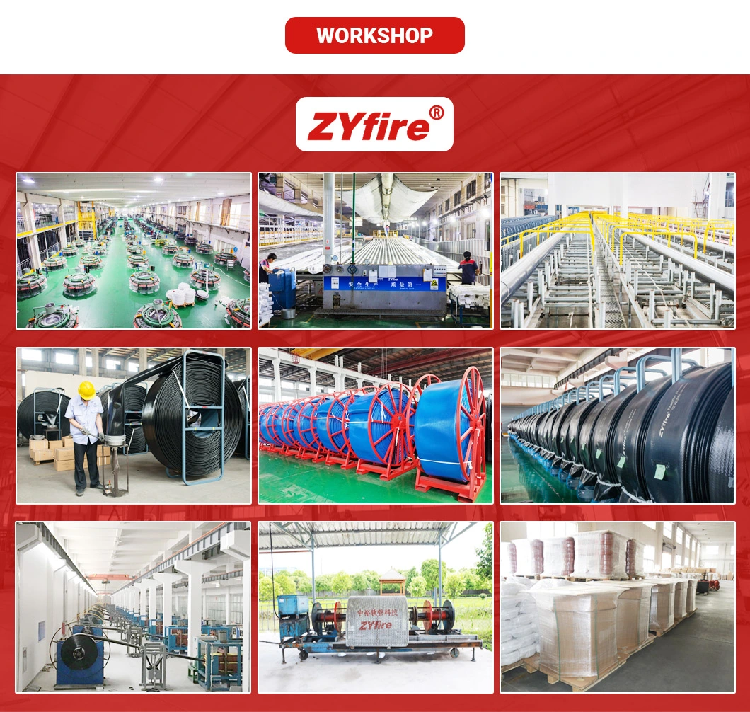 High Pressure Agricultural Irrigation Expandable PVC Layflat Discharge Hose Water Pump Lay Flat Pipe Hose