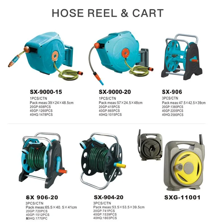 Pressure Seesa Box 63.5*53*34 Irrigation Portable Hose Reel for Home Gardening